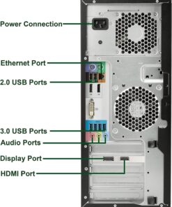 HP Z240 Workstation Core i5 6th Gen 8GB RAM 500GB HDD AMD Radeon RX-550 Graphics - Image 3