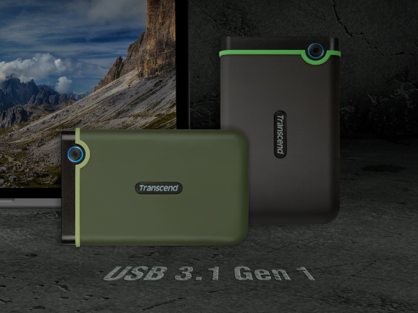 Transcend Store Jet 25M3 2TB External Hard Drive 2.5-inch USB3.1 - Image 3
