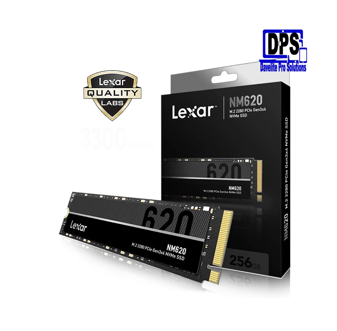 Lexar 256GB NVMe SSD Internal Storage NM620