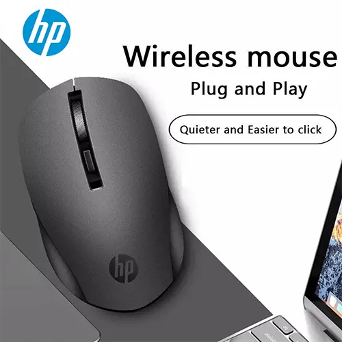 HP Wireless Silent Mouse S1000 Black (3CY46PA) - Image 2