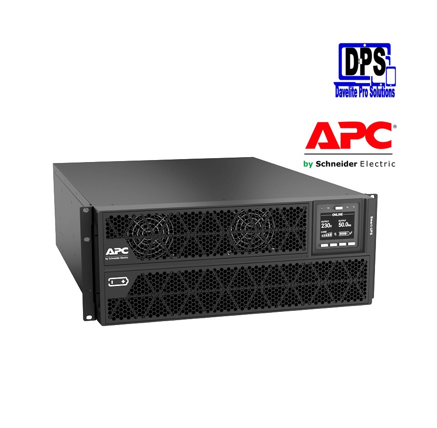 APC Smart-UPS On-Line, 6kVA/6kW, Rack/Tower, 230V (SRTG6KXLI)