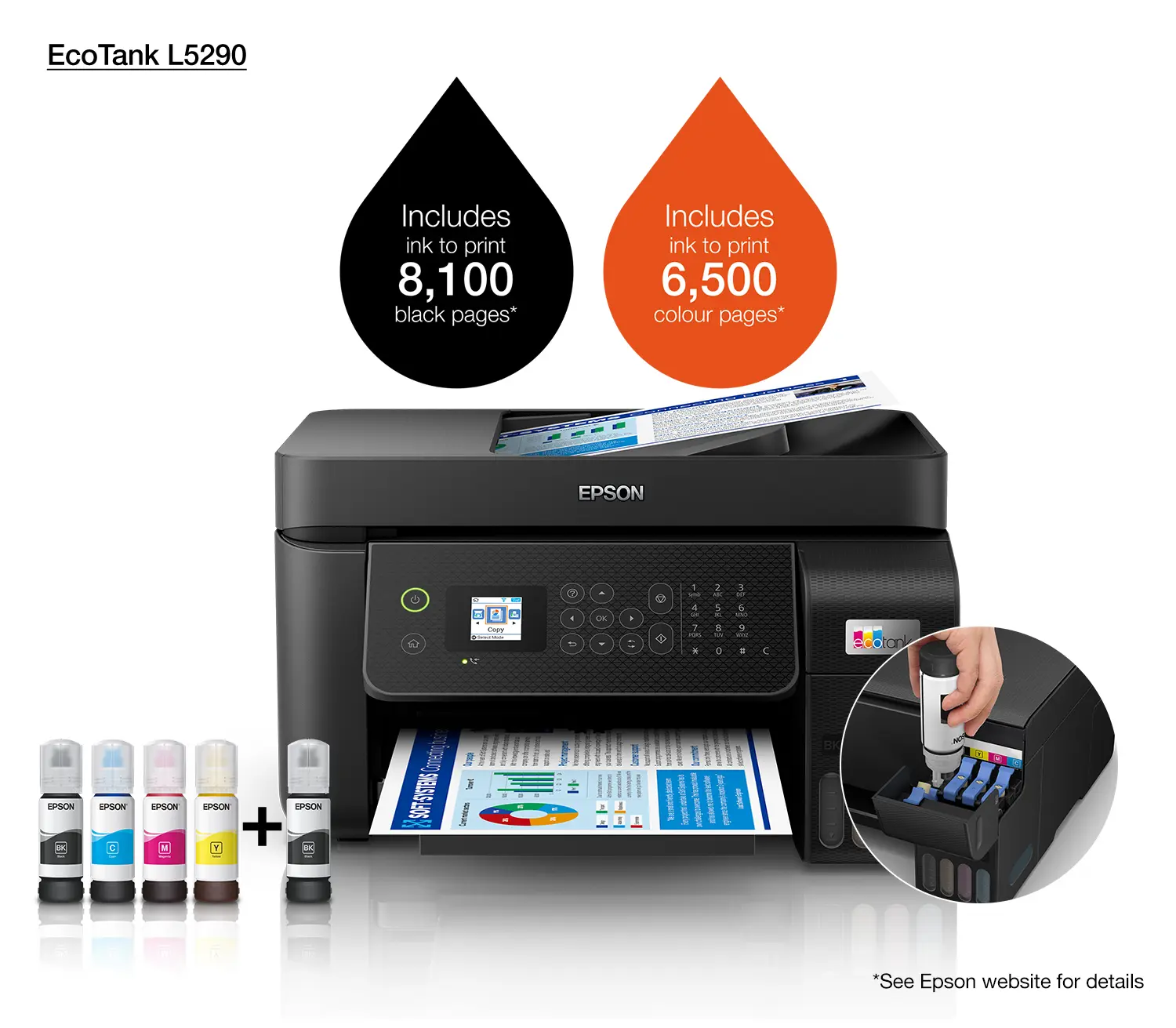EPSON ECOTANK L5290 All-In-One PRINTER - Image 2