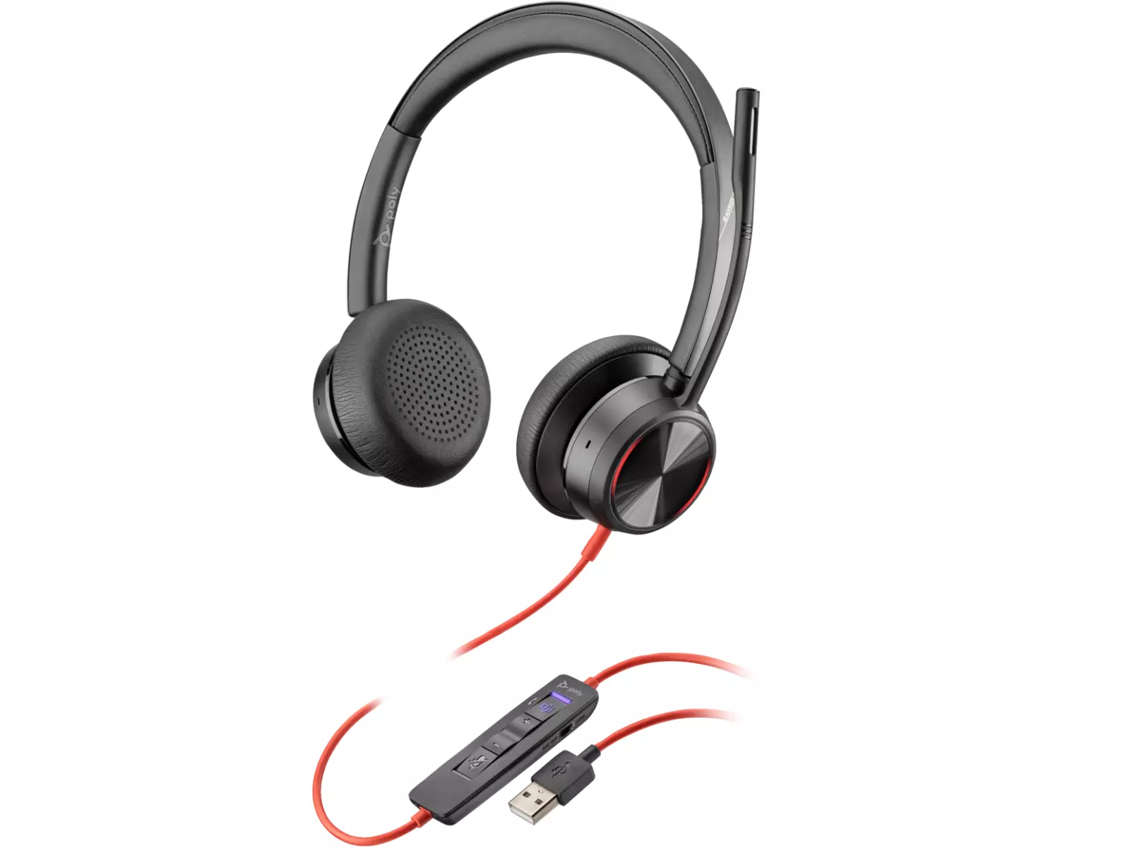 HP Plantronics Blackwire 8225 Headsets USB C (BW8225-M) - Image 2
