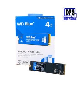 WD Blue SN5000 4TB SSD, NVMe Gen4 PCIe M.2 2280, Up to 5500MB/s. (WDS400T4B0E)