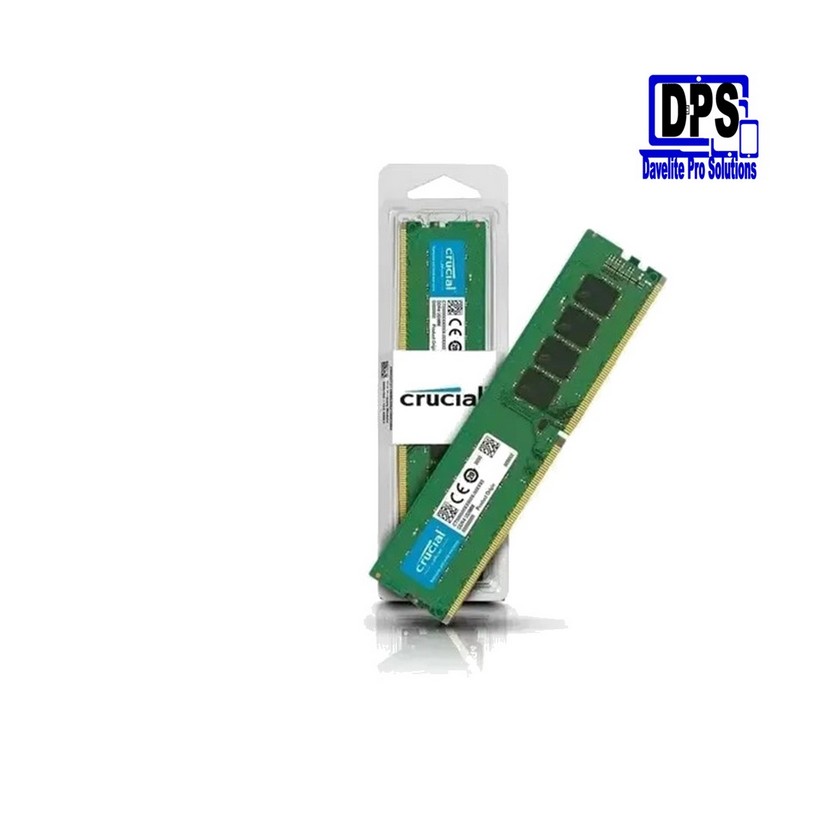 Crucial 8GB Desktop RAM, PC4-25600 3200MHz, (CB8GU3200.C8TT) 2 Crucial 8GB Desktop RAM, PC4-25600 3200MHz, (CB8GU3200.C8TT)